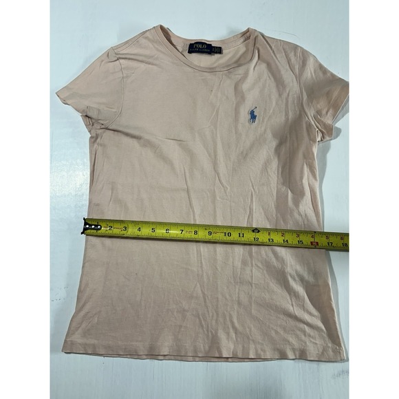 Polo Ralph Lauren Women's Cotton Tshirt  Blue Pony Logo Size Small Casual - Picture 5 of 8
